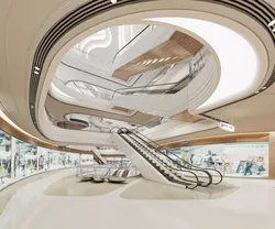 Shopping Mall interior Low-poly 3D model