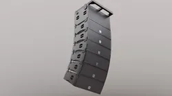 Stage Line Array Speaker Cabinet Low-poly 3D model