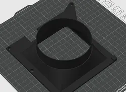 Straight Exhaust Pipe - CC2 to 100mm Duct (Using Original Screws)