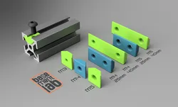 Universal 2020 T-Slot V-Slot Nut - M3 / M4 / M5 Double Thread Alu_Profile - Inserto universale  per profili 2020