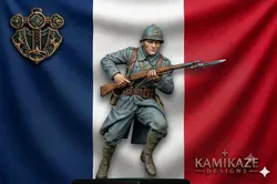 WW1 French Infantryman Charging
