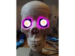 3 Axis Skull and 2 Axis Eyes - Halloween Skull Project