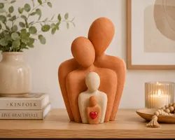 Abstract Family Sculpture STL 3D model