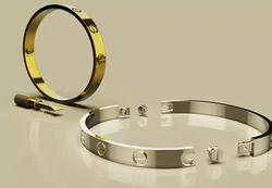Bracelet LOVE 3D De cartier Size 170mm 3D PRINT READY  N10 3D 3D print model