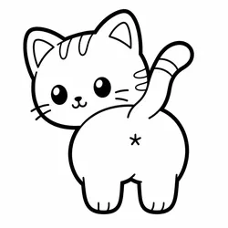 Cat Butt Cookie Cutter