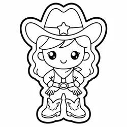 Cowgirl Boot Cookie Cutter