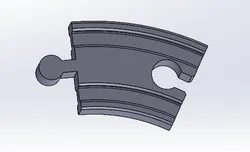 Curved track FM 30deg R100mm
