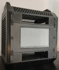 Display-Holder for  10″ Rack  ( 7-Inch / USB Touch / 1024x600 / HDMI )