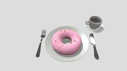 Doughnut and Tea