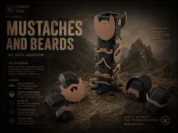 Dummy 13 Mustaches and Beards - Modular