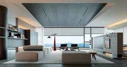 Eclectic living room interior 3D model