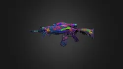 EM4A1 Neon Graffiti