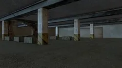 Empty old Garage room