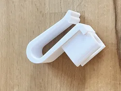 Golf bag putter clip modified