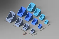 Gusset bracket - 2020 / 3030 / 4040 / 5050 V/T-Slot Profile