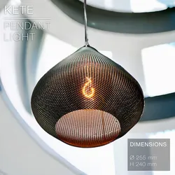 KETE | Pendant Light E27 & E26 fast print