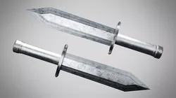Knife 12 Iron FT Low-poly 3D model