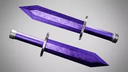 Knife 12 Purple Heart FT Low-poly 3D model