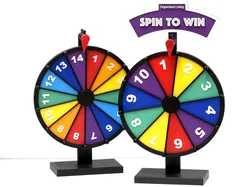 Large Spinning Prize Wheel Customize it! 10 or 14 Slots / Wheel of Fortune