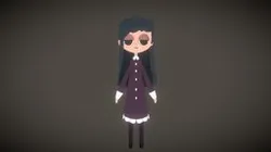Low Poly Little Girl