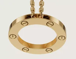 PENDANT LOVE de cartier 3D PRINT ready   N13 3D print model