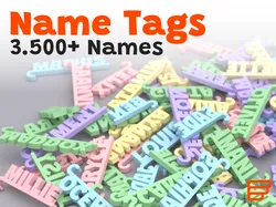 Personalized Glass Name Tags · 3,500+ Names for Weddings & Parties