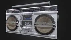 Retro Boom Box Ghetto Blaster