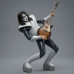 Rock Bands - KISS - Ace Frehley