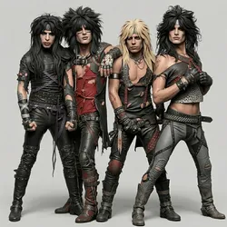 Rock Bands - Motley Crue - 1983