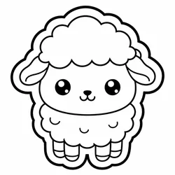 Sheep Cookie Cutter