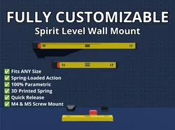 Spirit Level holder (Customizable)