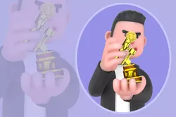 Stylized 3D Award Winner Musician - Cartoon Singer 3D model