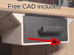 Underdesk Drawer - Free CAD Parametric Customize