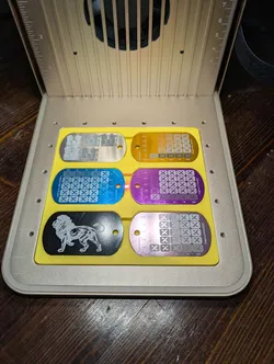 xTool F2 dogtag plate / jig / Einlage