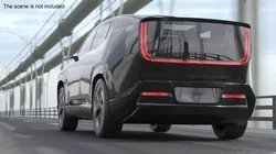 All Electric Compact SUV Black 3D model