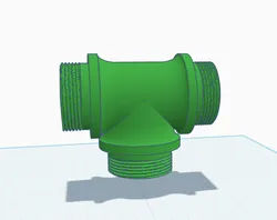 Amazone GE182 1 1/2" T-Stück ED, D9, UG, UX, UF, Pantera, Cirrus, Catros, Cayros, ZA-X, ZA-M, ZA-V
