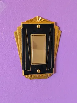 Art Deco Single-Decora Switch Cover