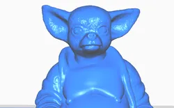 Chihuahua Buddha without Sombrero (Canine Collection)