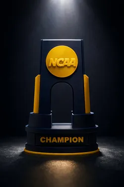 College Basketball March Madness Bracket Trophy