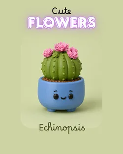 Cute Succulent Planter with Flowers M1