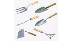 Garden Hand Tools v3 3D Model Pack