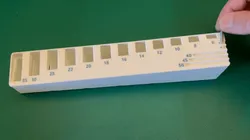 Gridfinity 6x1 Screw Sorter 4-50mm