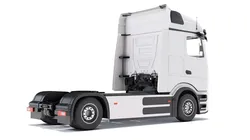 Long Haul Tractor Cab Unit White Rigged 3D model