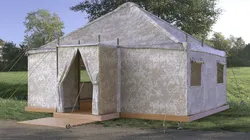 Military Command Tent 3D model