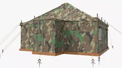 Military Tent Closed 3D model