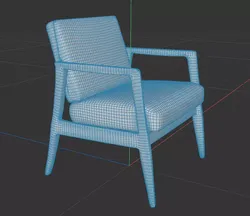 Modern Armchair Model 3D model