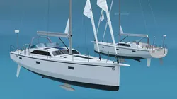 Modern Sailboat 3D model