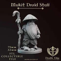 Mukit Druid Staff