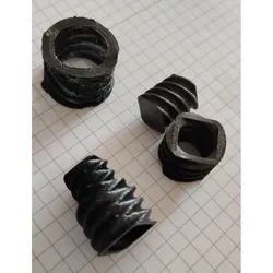 OpenSCAD - screw and spring experiments (customizable)
