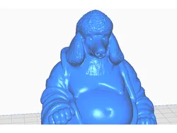 Poodle Buddha (Canine Collection)